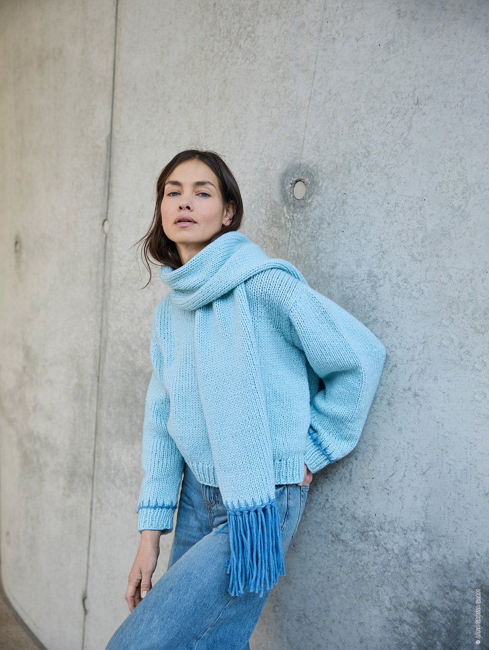 Hw lookbook lana grossa mf — gemaakt met Lana Grossa Gigante Multi (11) - Lana Grossa Gigante Multi 102 Grijsbruin,Petrolblauw,Mandarijn,Grijsrood,Donkerviolet,Paars