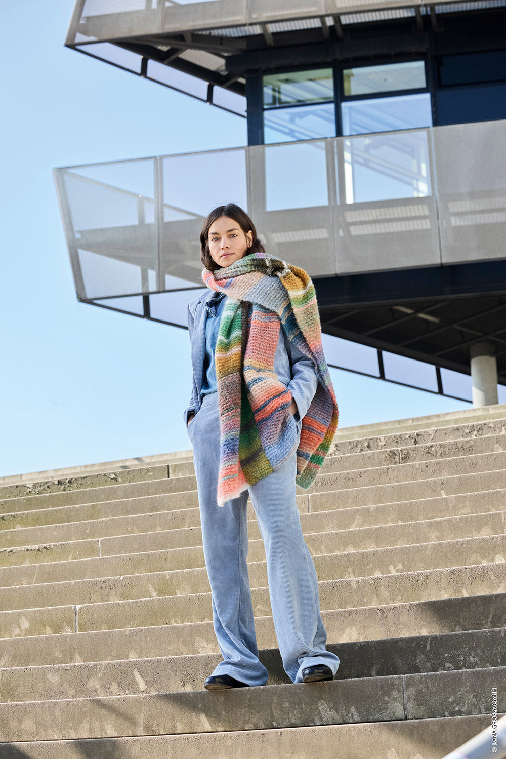 Hw lookbook lana grossa mf — gemaakt met Lana Grossa Gigante Multi (3) - Lana Grossa Gigante Multi 102 Grijsbruin,Petrolblauw,Mandarijn,Grijsrood,Donkerviolet,Paars