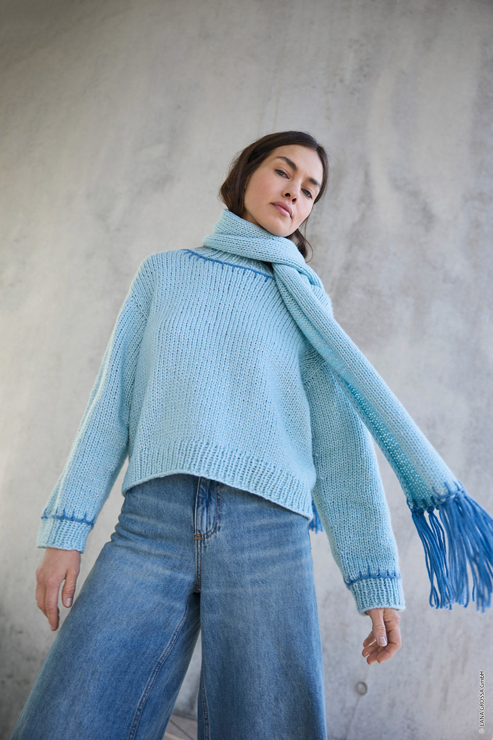 Hw lookbook lana grossa mf — gemaakt met Lana Grossa Gigante Multi (13) - Lana Grossa Gigante Multi 102 Grijsbruin,Petrolblauw,Mandarijn,Grijsrood,Donkerviolet,Paars