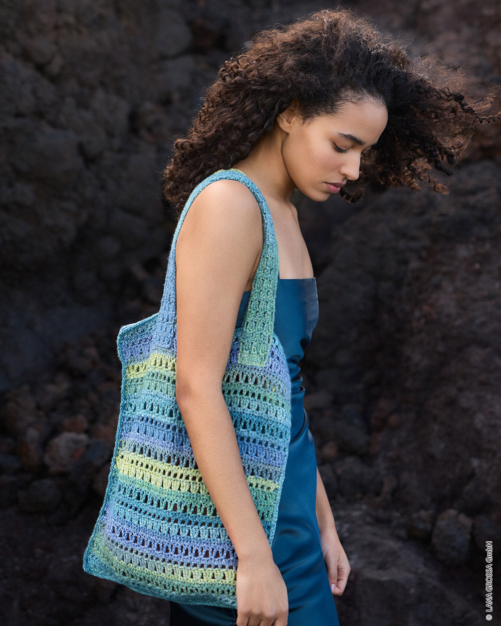 Fs gomitolo lana grossa mf — gemaakt met Lana Grossa Gomitolo Mambo (3) - Lana Grossa Gomitolo Mambo 2033 Groen/Lichtgeel/Oranje/Roze/Pastelturquoise/ Mandarijn/Munt