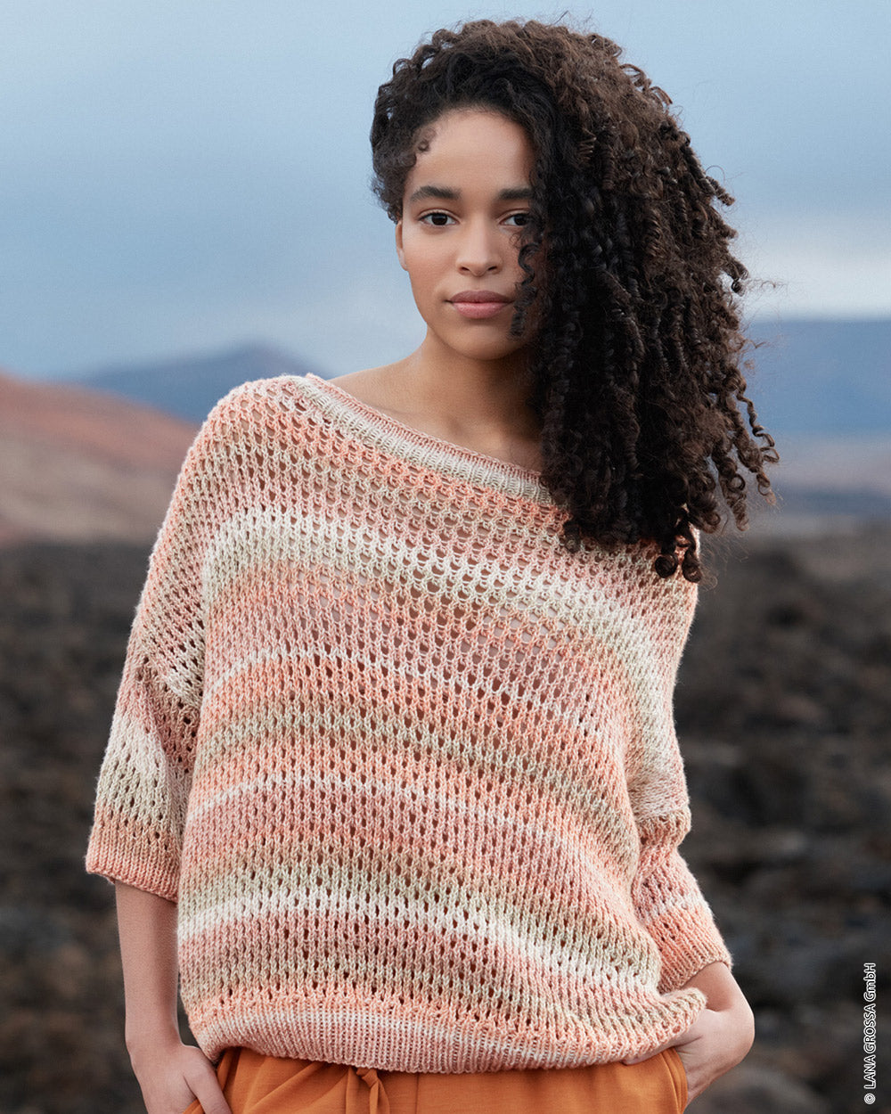 Fs gomitolo lana grossa mf — gemaakt met Lana Grossa Gomitolo Mambo (10) - Lana Grossa Gomitolo Mambo 2035 Pruim/Aardbei/Licht Beige/Jeans/Lichtblauw/Aardbei/Lichtgrijs