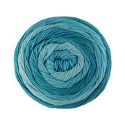 Lana Grossa Gomitolo Tono 1033 Donker Turquoise/Petrolblauw/Turquoise
