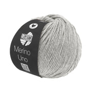 Lana Grossa Merino Uno 010 Lichtgrijs