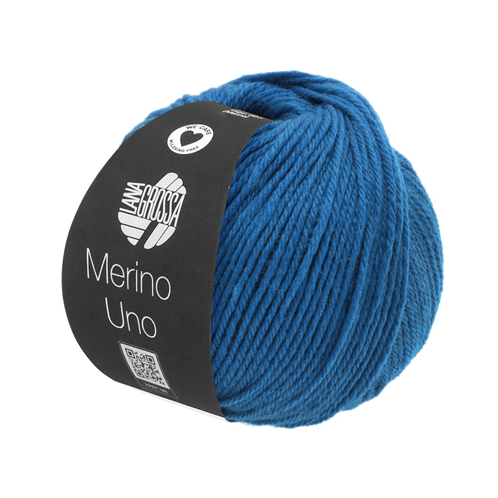 Lana Grossa Merino Uno 024 Gentiaanblauw