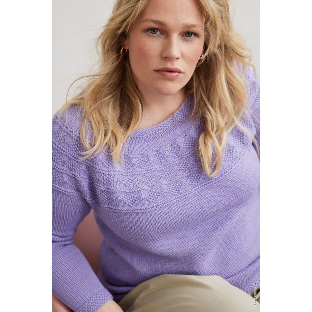 Hw merino edition lana grossa mf — gemaakt met Lana Grossa Merino Uno (4) - Lana Grossa Merino Uno 065 Inktblauw