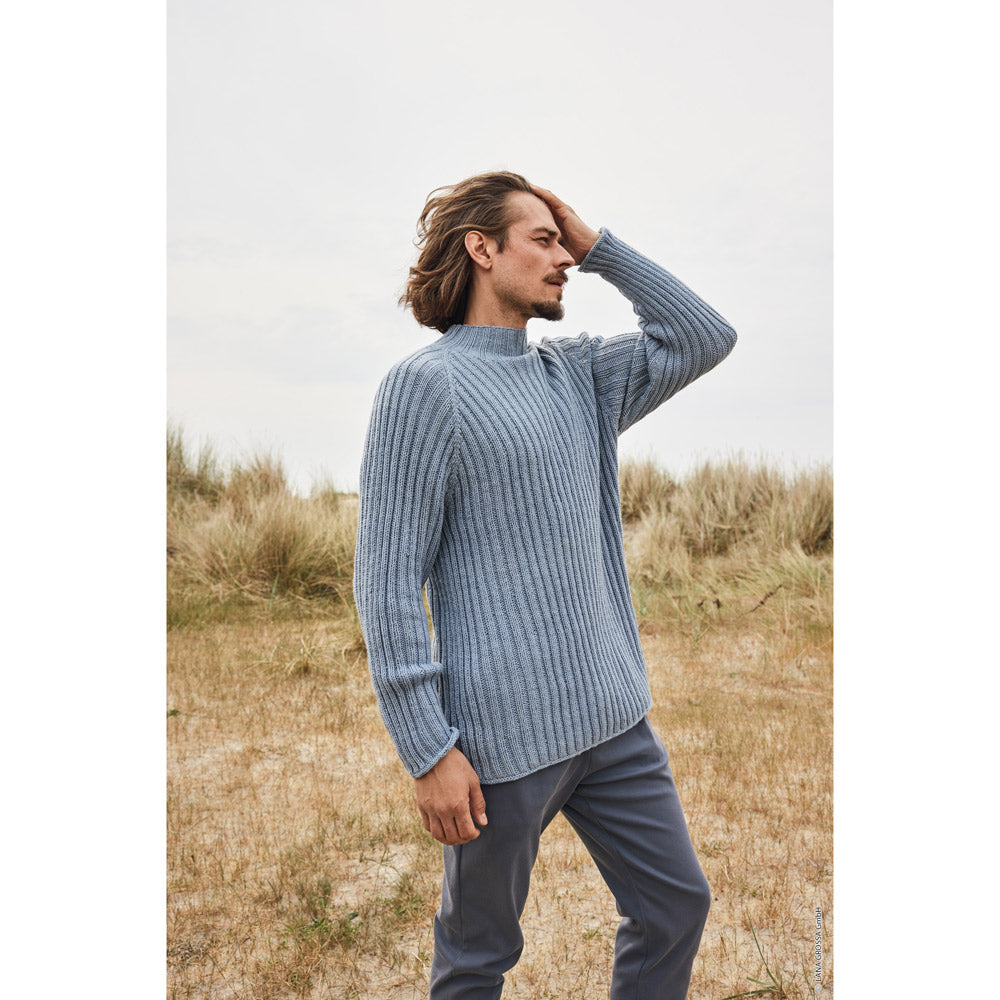 Hw merino edition lana grossa mf — gemaakt met Lana Grossa Merino Uno - Lana Grossa Merino Uno 077 Poederroze