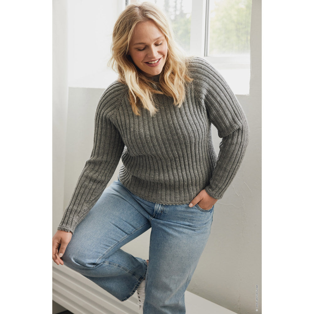 Hw merino edition lana grossa mf — gemaakt met Lana Grossa Merino Uno (5) - Lana Grossa Merino Uno 079 Roest