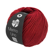 Lana Grossa Merino Uno 082 Donkerrood