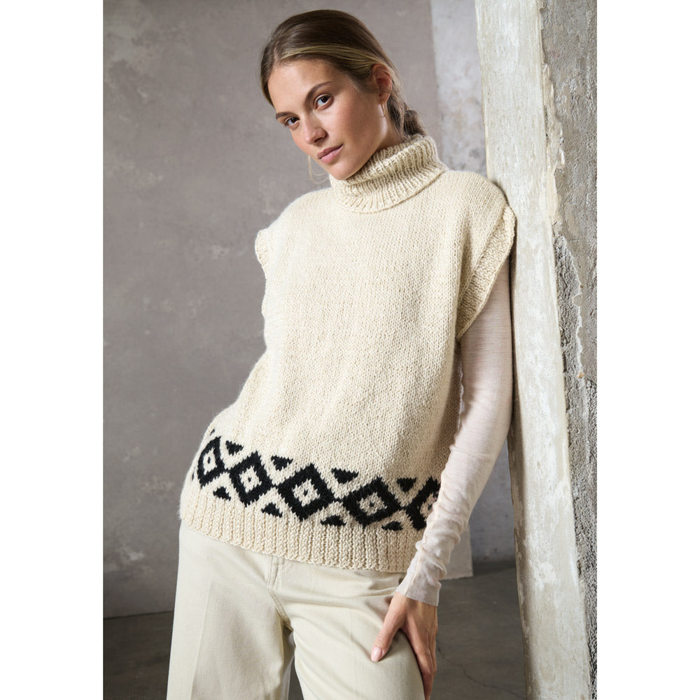 Natural lama chunky — gemaakt met Lana Grossa Natural Lama Chunky (4) - Lana Grossa Natural Lama Chunky 010 Licht Beige