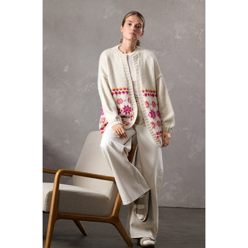 Natural lama chunky — gemaakt met Lana Grossa Natural Lama Chunky (2) - Lana Grossa Natural Lama Chunky 014 Grijs Bruin