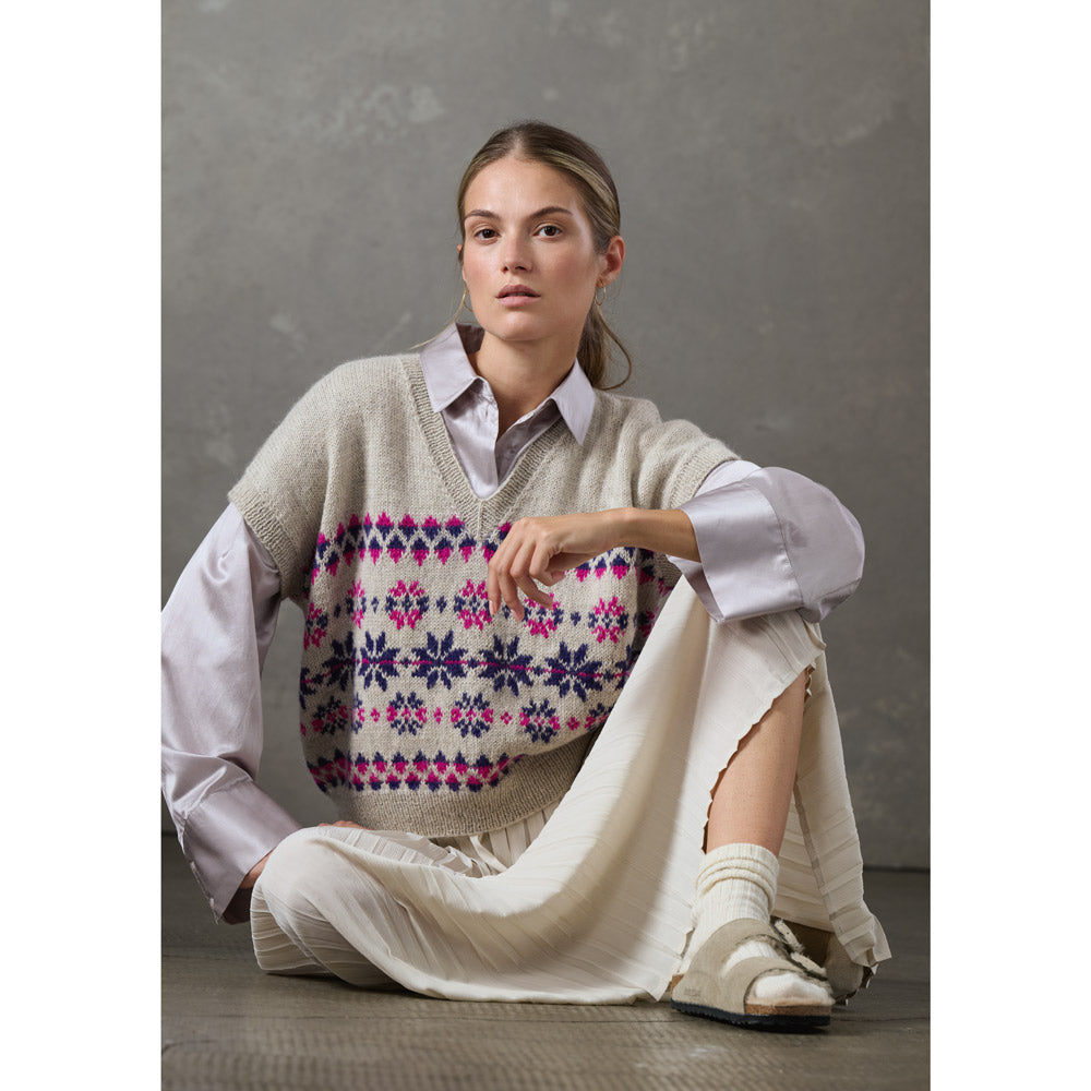Natural lama chunky — gemaakt met Lana Grossa Natural Lama Chunky (5) - Lana Grossa Natural Lama Chunky 014 Grijs Bruin