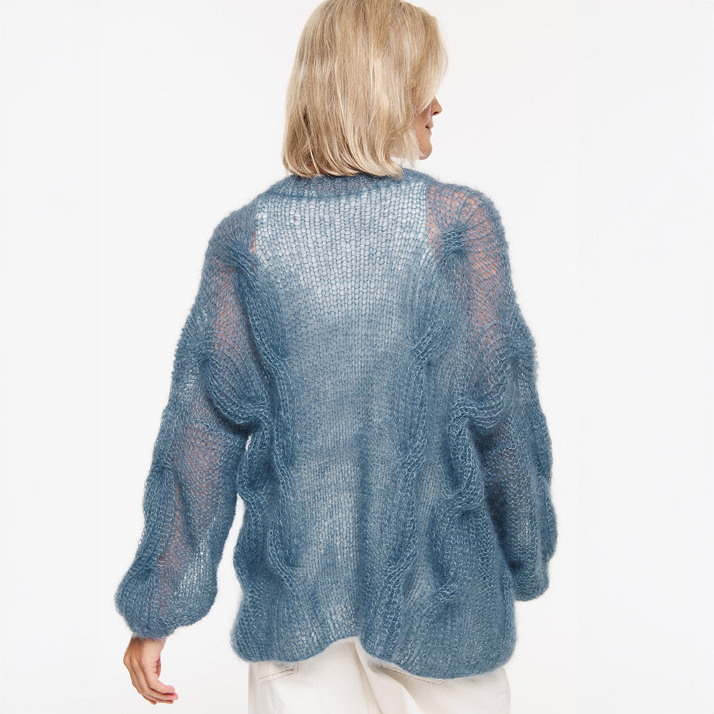 Lana grossa nicoletta — gemaakt met Lana Grossa Nicoletta vest – Breipakket (vrije kleurkeuze) | Silkhair