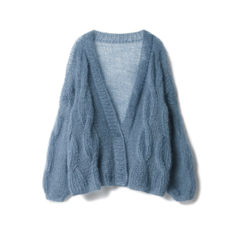 Gbp — gemaakt met Lana Grossa Nicoletta vest – Breipakket (vrije kleurkeuze) | Silkhair