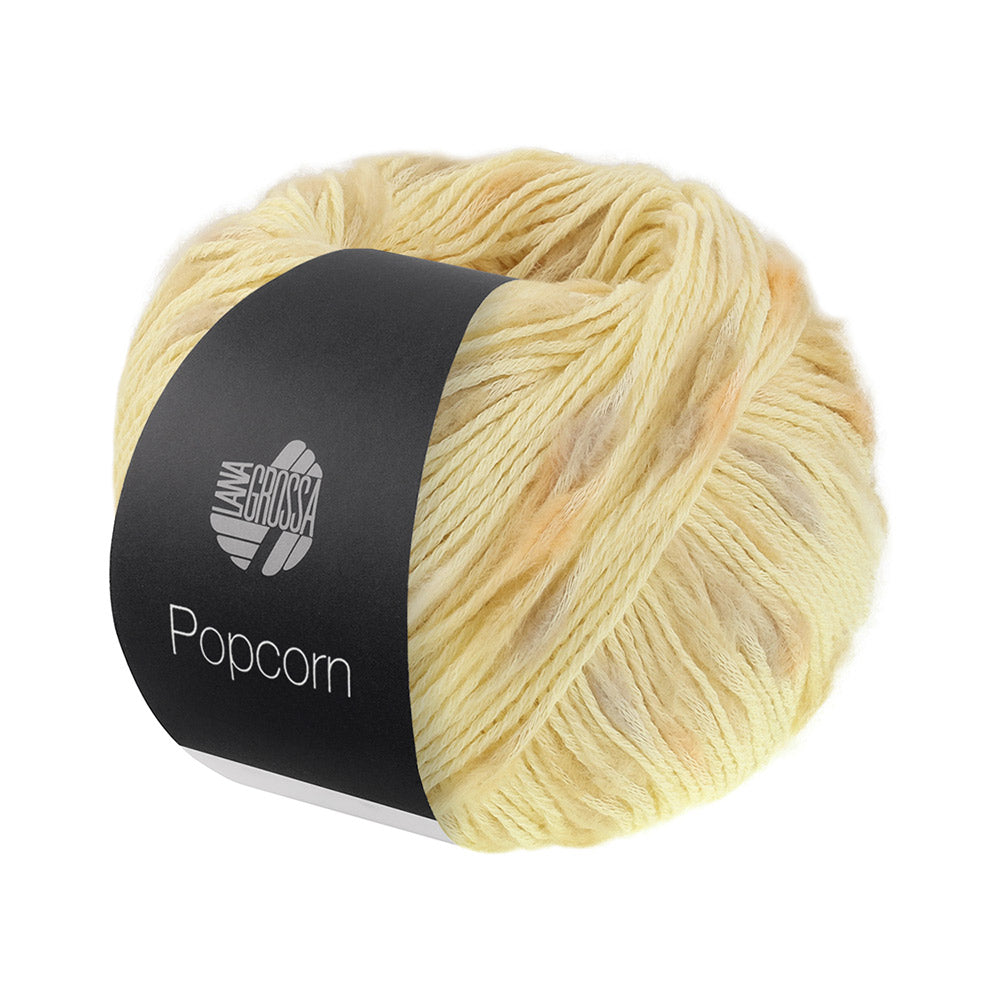 Lana Grossa Popcorn 001 Vanille/Beige/Geel/Oranje