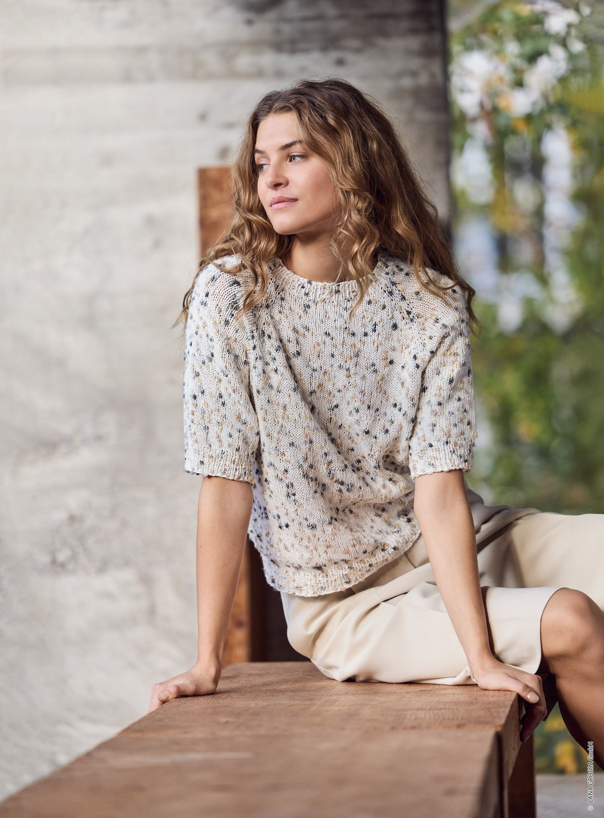 Fs lookbook lana grossa mf — gemaakt met Lana Grossa Popcorn (5) - Lana Grossa Popcorn 001 Vanille/Beige/Geel/Oranje