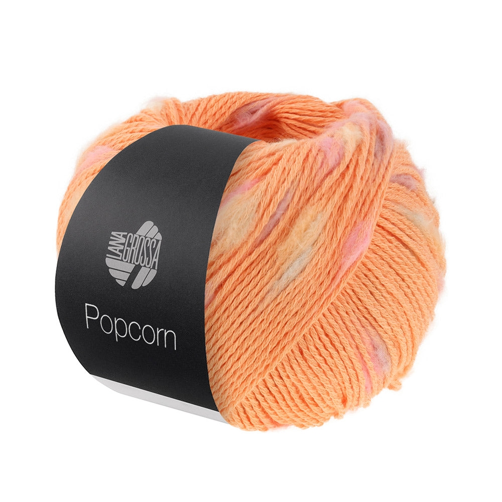Lana Grossa Popcorn 002 Mandarijn/Roze/Vanille/Lila