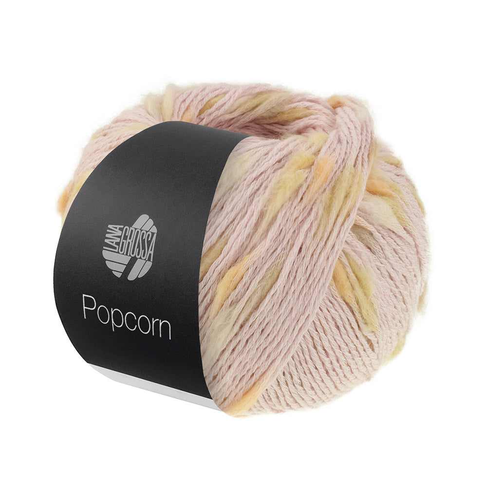 Lana Grossa Popcorn 004 Pastelroze/Zachtgeel/Lichtgrijs/Perzik