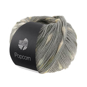Lana Grossa Popcorn 011 Grijs/Beige/Greige/Camel