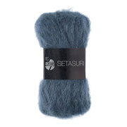 Lana Grossa Setasuri 013 Duiven Blauw - bol zacht kantgaren van alpaca en zijde in de afgebeelde kleur