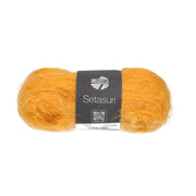 Lana Grossa Setasuri 049 Amber - bol zacht kantgaren van alpaca en zijde in de afgebeelde kleur