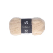 Lana Grossa Setasuri 058 Lichtbeige - bol zacht kantgaren van alpaca en zijde in de afgebeelde kleur