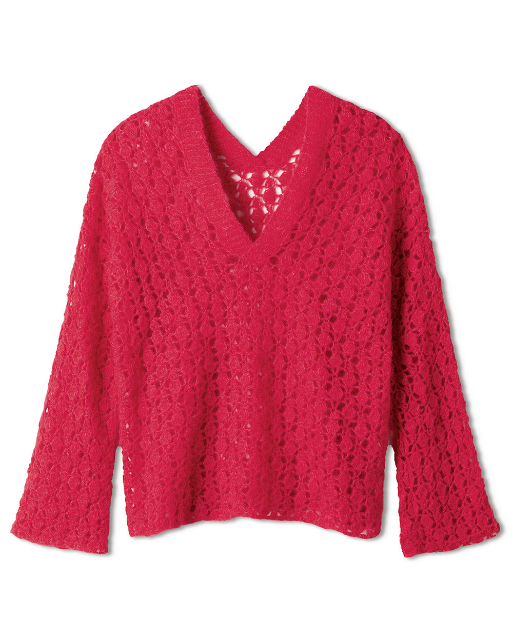 Lana Grossa Setasuri 062 Umbra - fijn gebreid kledingstuk met een pluizige alpaca uitstraling - sfeerfoto 24 - Lana Grossa Setasuri 068 Framboos