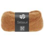 Lana Grossa Setasuri 071 Zalmoranje - bol zacht kantgaren van alpaca en zijde in de afgebeelde kleur
