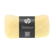 Lana Grossa Setasuri 079 Lichtgeel - bol zacht kantgaren van alpaca en zijde in de afgebeelde kleur