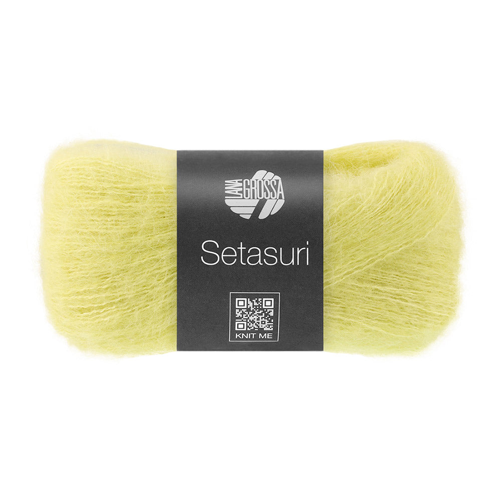 Lana Grossa Setasuri 080 Zachtgroen - bol zacht kantgaren van alpaca en zijde in de afgebeelde kleur