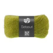 Lana Grossa Setasuri 081 Licht olijf - bol zacht kantgaren van alpaca en zijde in de afgebeelde kleur