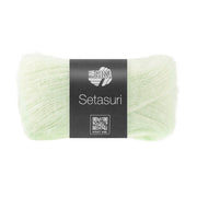 Lana Grossa Setasuri 083 Witgroen - bol zacht kantgaren van alpaca en zijde in de afgebeelde kleur