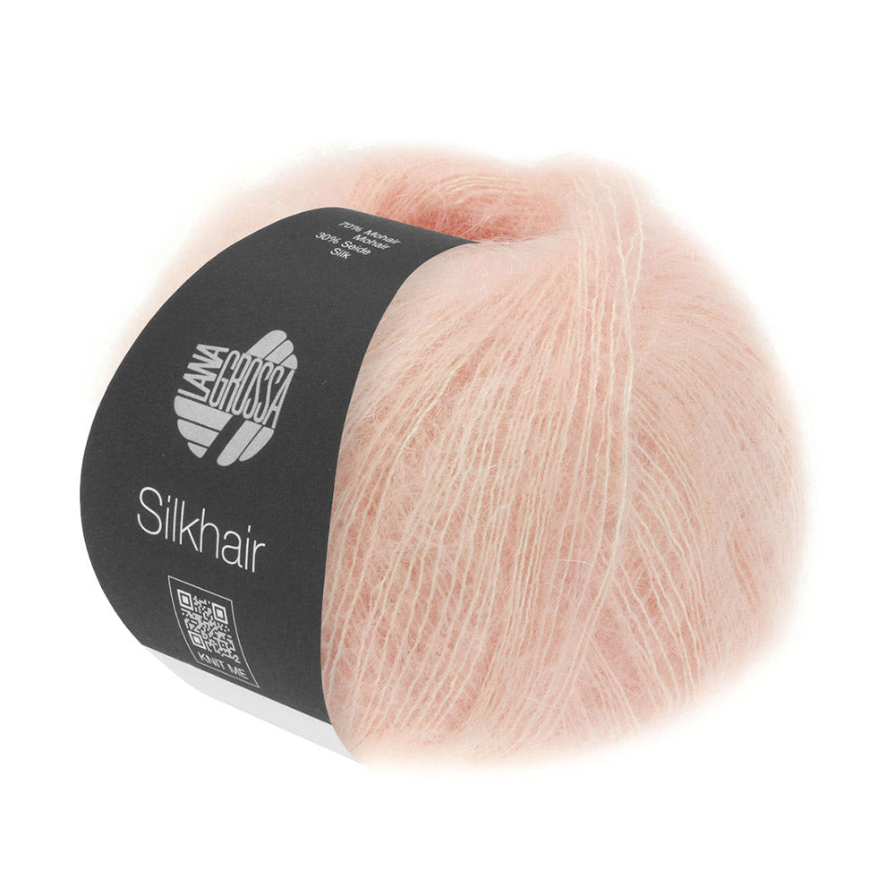 Lana Grossa Silkhair 086 Poeder Rosé - bol luxe mohair- en zijdegaren in de gekozen kleur