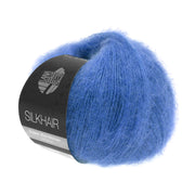 Lana Grossa Silkhair 133 Gentian Blauw - bol luxe mohair- en zijdegaren in de gekozen kleur