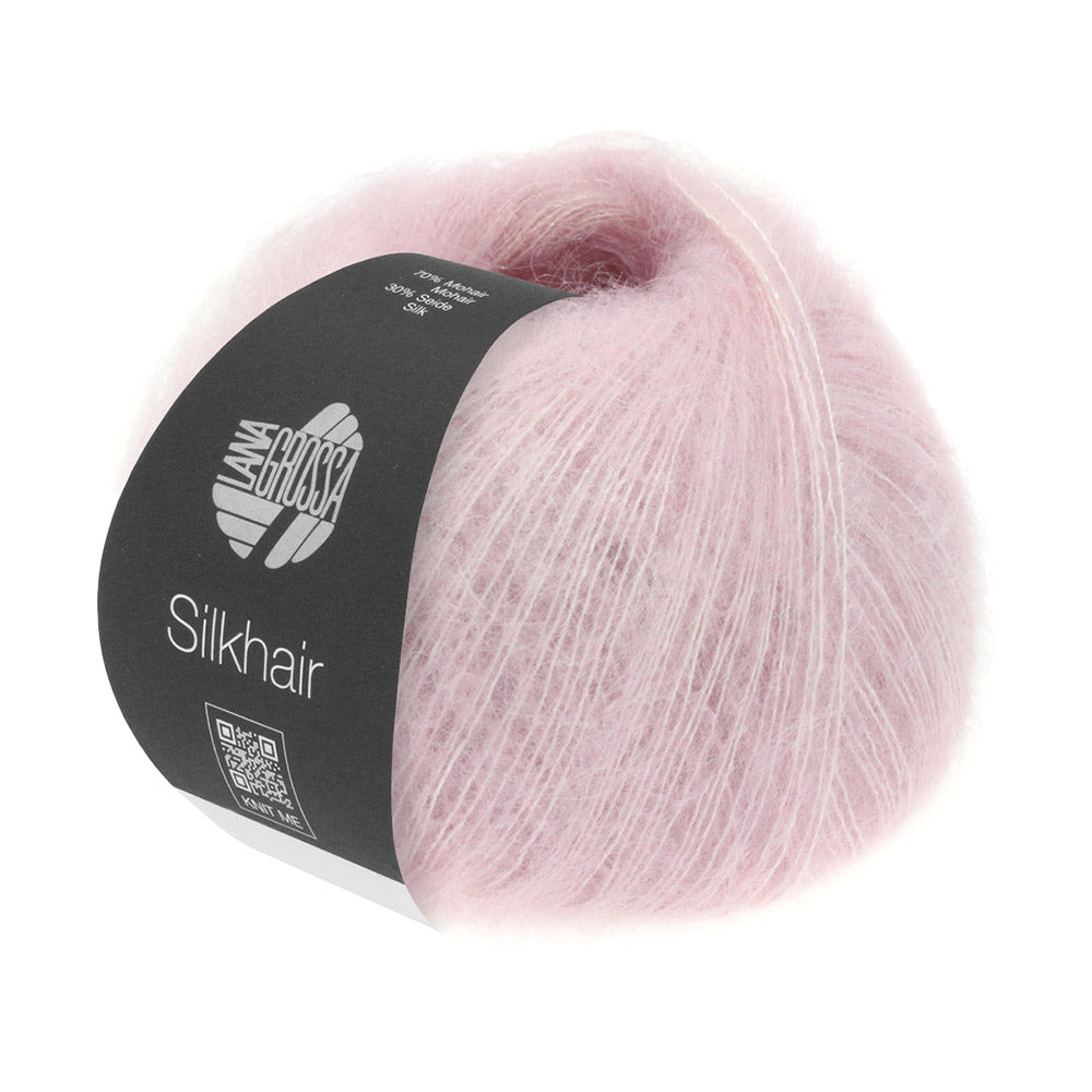 Lana Grossa Silkhair 150 Pastel Lila - bol luxe mohair- en zijdegaren in de gekozen kleur
