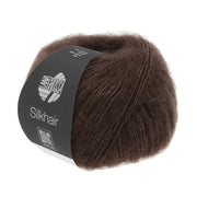 Lana Grossa Silkhair 168 Mokka - bol luxe mohair- en zijdegaren in de gekozen kleur