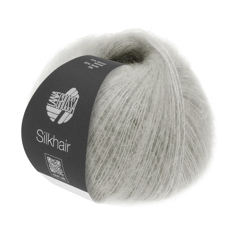 Lana Grossa Silkhair 184 Grijs Beige - bol luxe mohair- en zijdegaren in de gekozen kleur