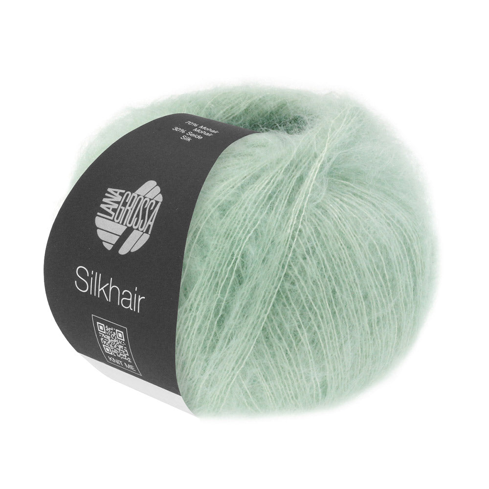 Lana Grossa Silkhair 186 Pastelgroen - bol luxe mohair- en zijdegaren in de gekozen kleur
