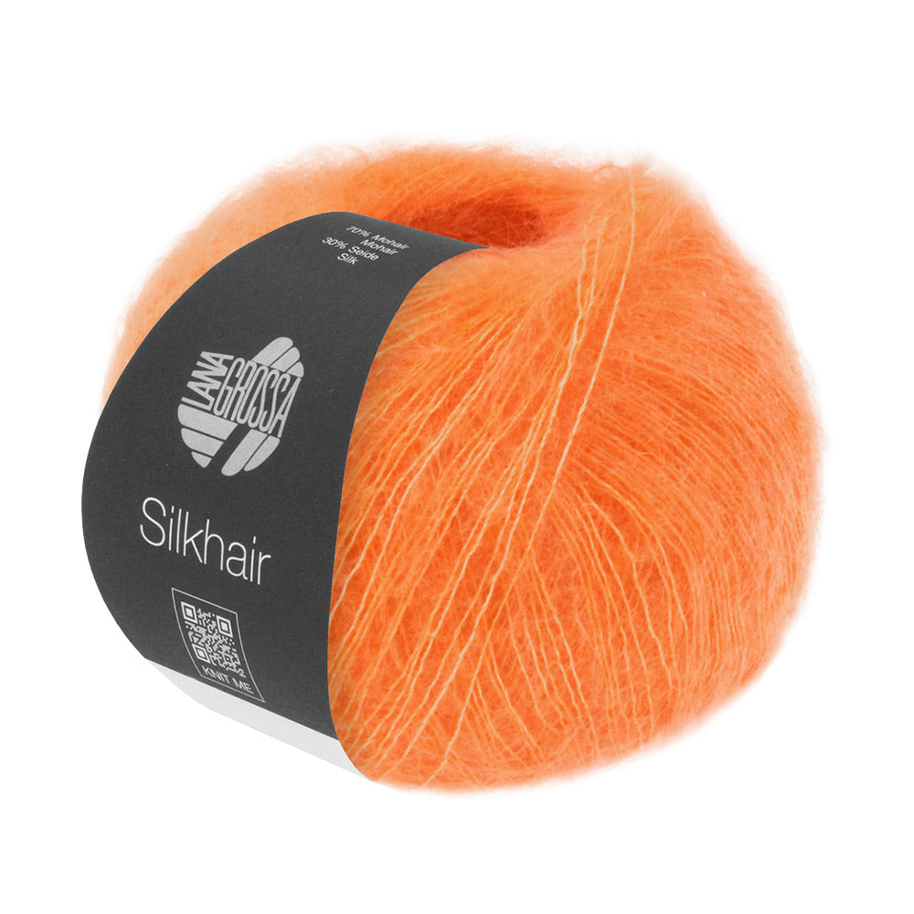 Lana Grossa Silkhair 190 Pompoen - bol luxe mohair- en zijdegaren in de gekozen kleur