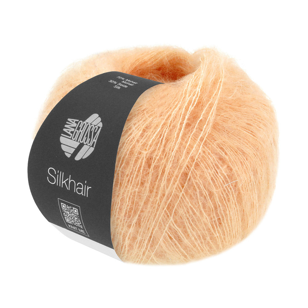 Lana Grossa Silkhair 195 Perzik - bol luxe mohair- en zijdegaren in de gekozen kleur