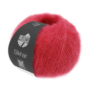Lana Grossa Silkhair 198 Snoepjes Rood - bol luxe mohair- en zijdegaren in de gekozen kleur