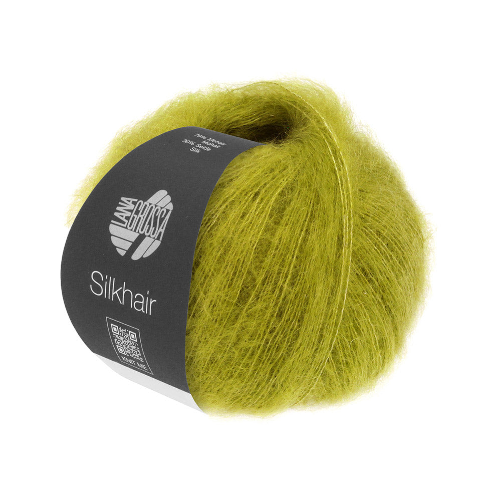 Lana Grossa Silkhair 200 Pistache - bol luxe mohair- en zijdegaren in de gekozen kleur