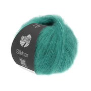 Lana Grossa Silkhair 204 Licht Petrol - bol luxe mohair- en zijdegaren in de gekozen kleur