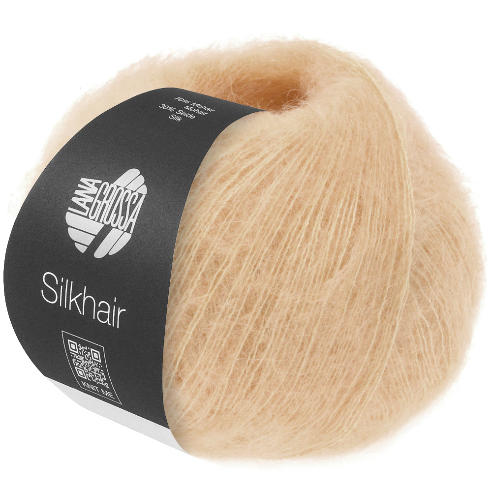 Lana Grossa Silkhair 213 Poederbeige - bol luxe mohair- en zijdegaren in de gekozen kleur