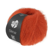 Lana Grossa Silkhair 223 Mandarijn - bol luxe mohair- en zijdegaren in de gekozen kleur