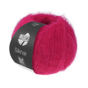 Lana Grossa Silkhair 224 Donkerpink - bol luxe mohair- en zijdegaren in de gekozen kleur