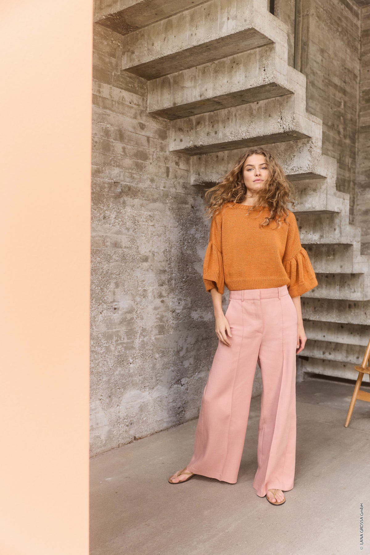Fs lookbook lana grossa mf — gemaakt met Lana Grossa Summer Softness (9) - Lana Grossa Summer Softness 022 Bruinoranje