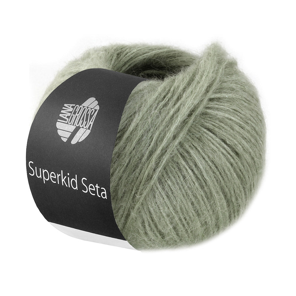 Lana Grossa Superkid Seta 017 Grijsgroen