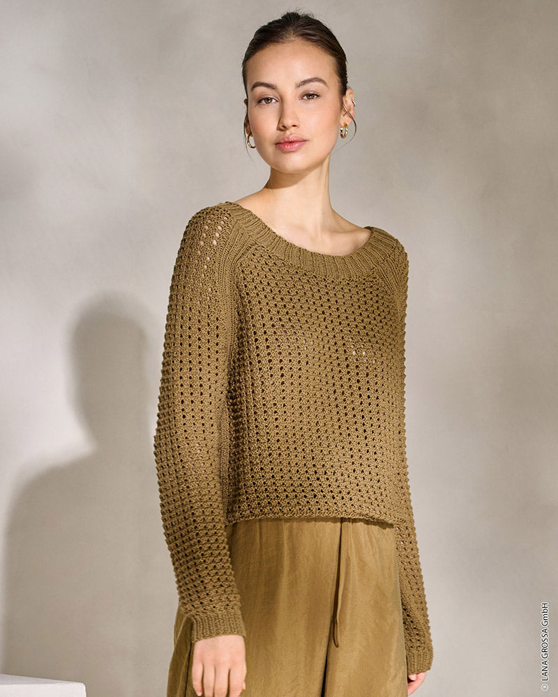 Fs classici lana grossa mf — gemaakt met Lana Grossa Tessera (4) - Lana Grossa Tessera 004 Geel