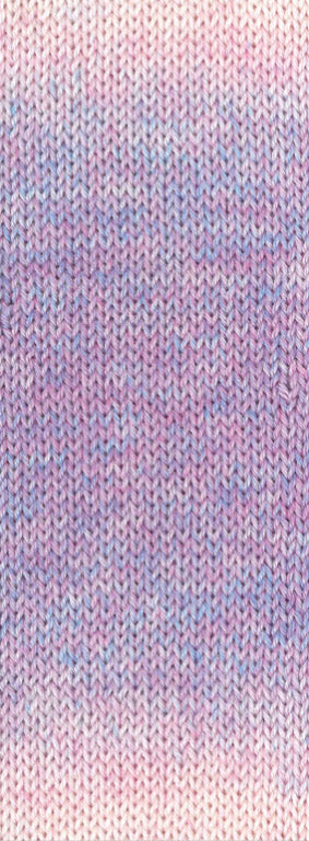 Meilenweit woolycell duo lana grossa mkmbilderonlineshop — gemaakt met Lana Grossa Woolycell Duo - Lana Grossa Woolycell Duo 6003 Blauwpaars/Roze/Crème