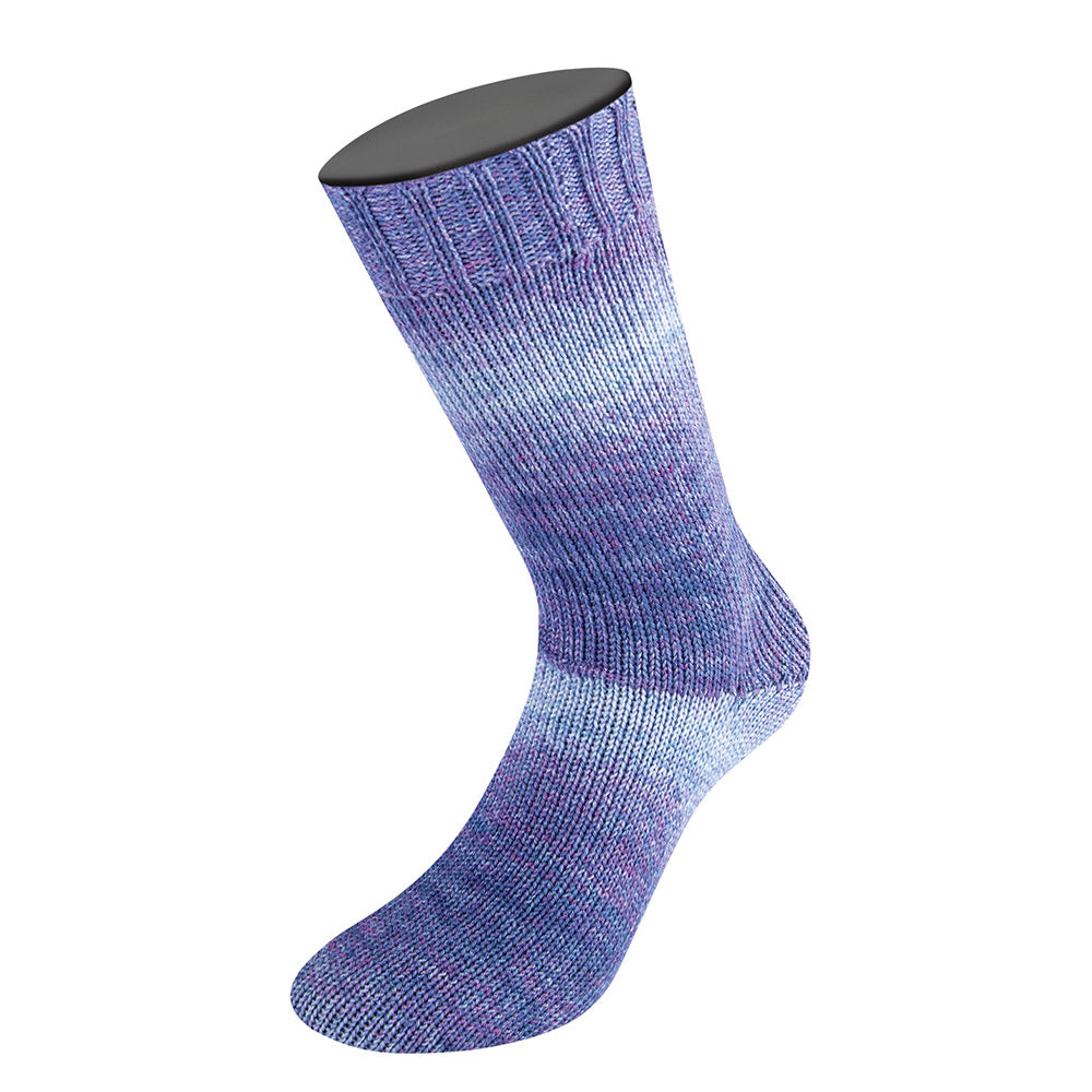 Meilenweit woolycell duo lana grossa skmbilderonlineshop — gemaakt met Lana Grossa Woolycell Duo - Lana Grossa Woolycell Duo 6004 Rood-/Grijsviolet/Jeans